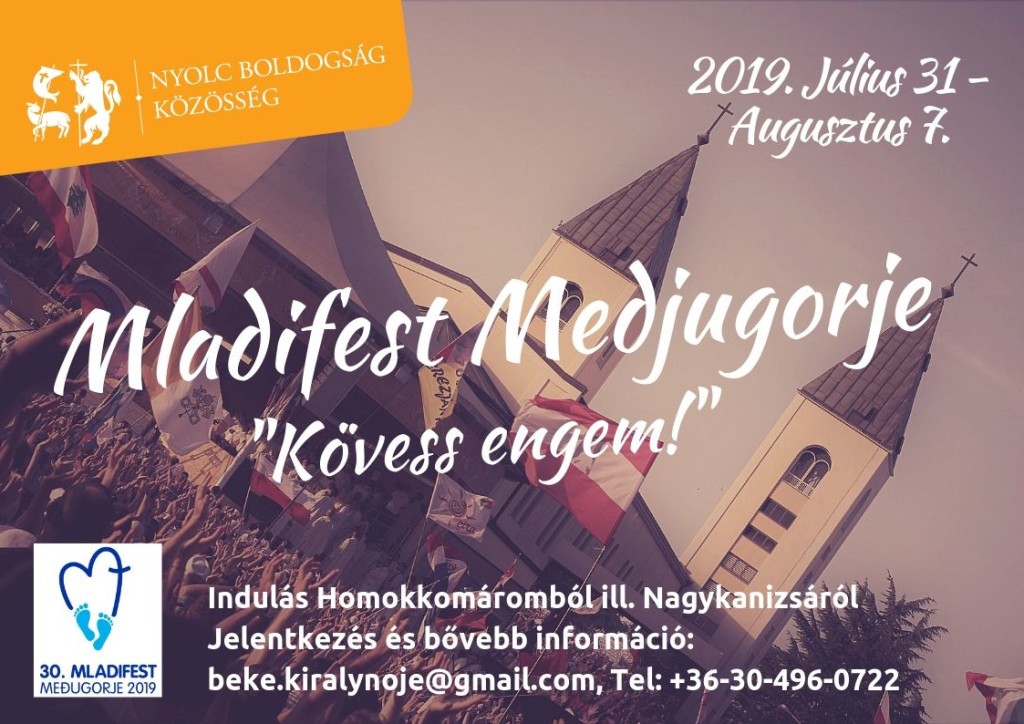 Képtalálat a következőre: „medjugorje mladifest 2019”